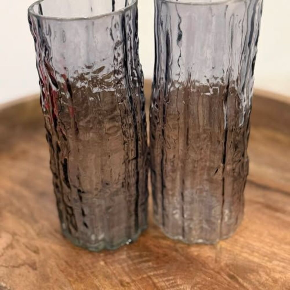 Pair of Nordic Light Japandi Glass Vases
